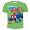 Super Zings Cartoon odzież T Shirt gra dla dzieci Streetwear koszulka dziecięca z krótkim rękawem Superzings Tshirt odzież dziecięca topy