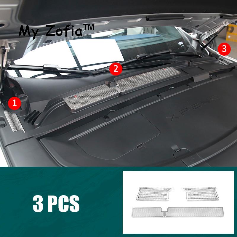 For Xpeng G6 2024 2025 2026 Car Water Channel Protective Cover Air Conditioning Inlet Filter Element Insect Screen Accessories