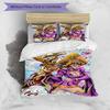 3pcs JoJo's Bizarre Adventure1 Pattern Bedding Set Duvet Cover Set Includes Duvet Cover &pillowcases, Perfect All Season Bedroom Decoration & Gift
