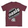 Men T-Shirt Oasi/s  Hipster Cotton Tee Shirt Short Sleeve Rock Band   T Shirts O Neck Tops Plus Size