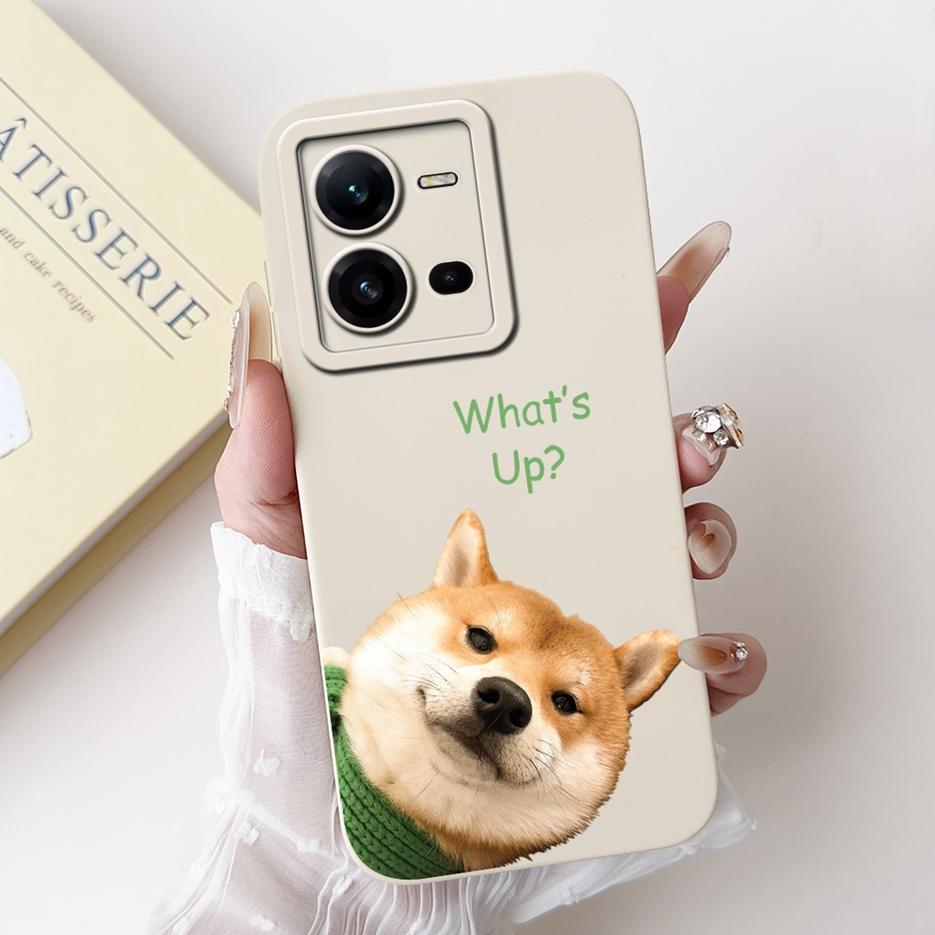 For Vivo V25 5G Case Vivo V25e V2201 V2202 Cute Dog Cartoon Cover Shockproof Phone Case For Vivo V25e V 25 e VivoV25 Soft Fundas