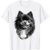 Zwergspitz Hund Grafik Haustier Kunstwerk Zwergspitz T-Shirt(1)