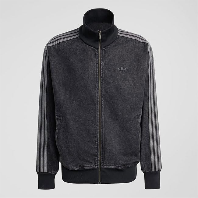 adidas Originals Firebird Træningsjakke Sort Denimjakke KD1516 Denim Herre [M-Sort (KD1516)]
