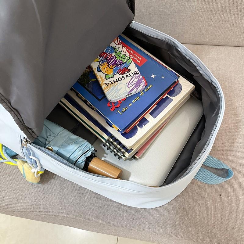 Schoolbag Korean Ins New High-value Fresh and Sweet Candy-colored Backpack, Lightweight and Large-capacity Backpack for Junior and Senior High School