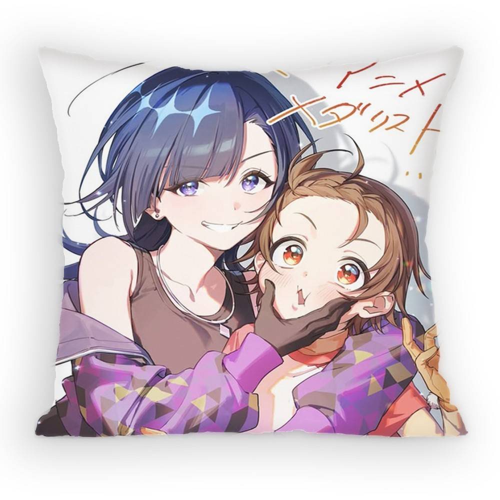 Anime Medalist Pillow Case Sofa Living Room for Bedroom Car Headboard Backrest Cushion Square Cushion Nap Time