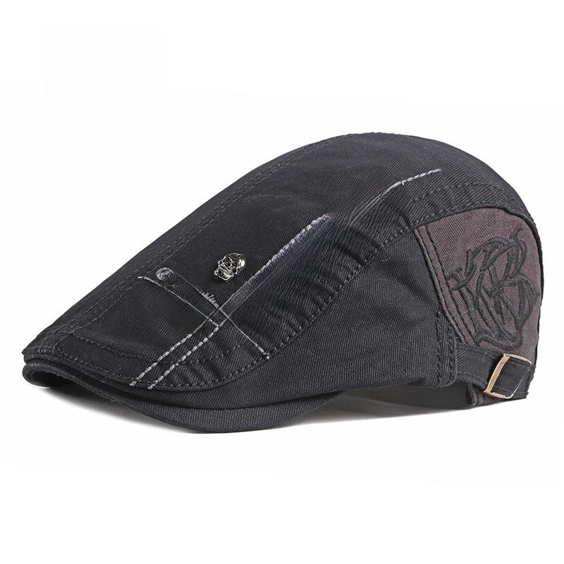 Men's & Women's Cotton Duckbill Beret - Korean Fashion Flat Cap for Spring/Summer Outdoor Travel
