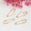 10 pièces Couleur Conservant Or 14K Broche Facile Trombone Grande Épingle Épingle de Sûreté Épingle à Boucle Épingle à Papier Boucle Châle Pull