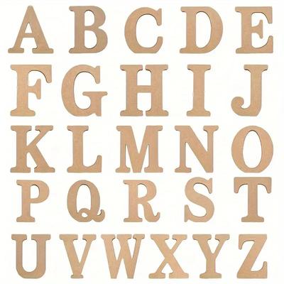Collocation DIY Wooden Alphabet Letter Personalised Ornament Name Design for Wedding Birthday Party Home Decoration Craft Gift