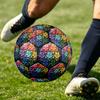 1pc Colorful Geometry Themed Soccer Ball, Size 5, Lightweight PVC Material, Outdoor Training Soccer Ball Gift. q62270