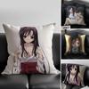 Anime Drama SSchool DDays Cushion Cover Pillow Case Antidustmite Invisible Zipper Silky Plush Cushion