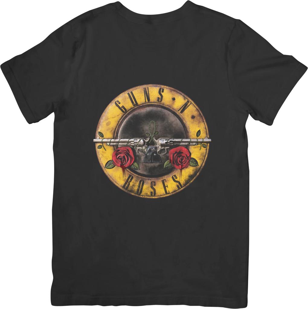 Guns n Roses Музична Унісекс Футболка для Чоловіків і Жінок Якісна Бавовняна Футболка Чорна