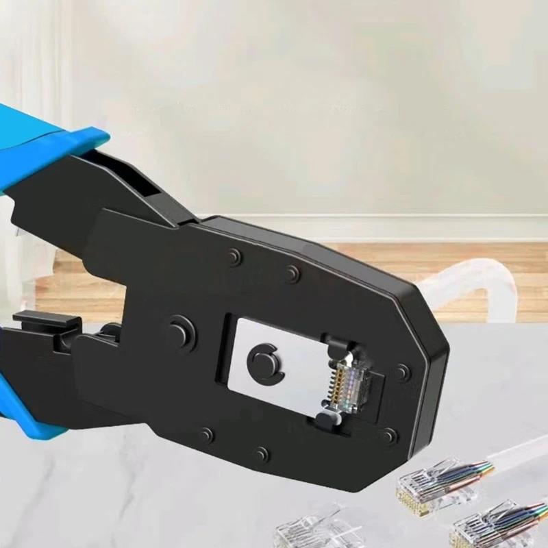 3 In 1 Crimping Tool For Cat5 Cat5e Cat6 Ethernet Cables With Steel Construction And Ergonomic Grip For RJ45 RJ11 Phone Cable 1