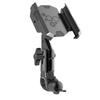 Adjustable Bike Phone Holder with Strong ABS Construction & Silicone Grip Simple Installs for 4.7 To 7.2 Inch Devices