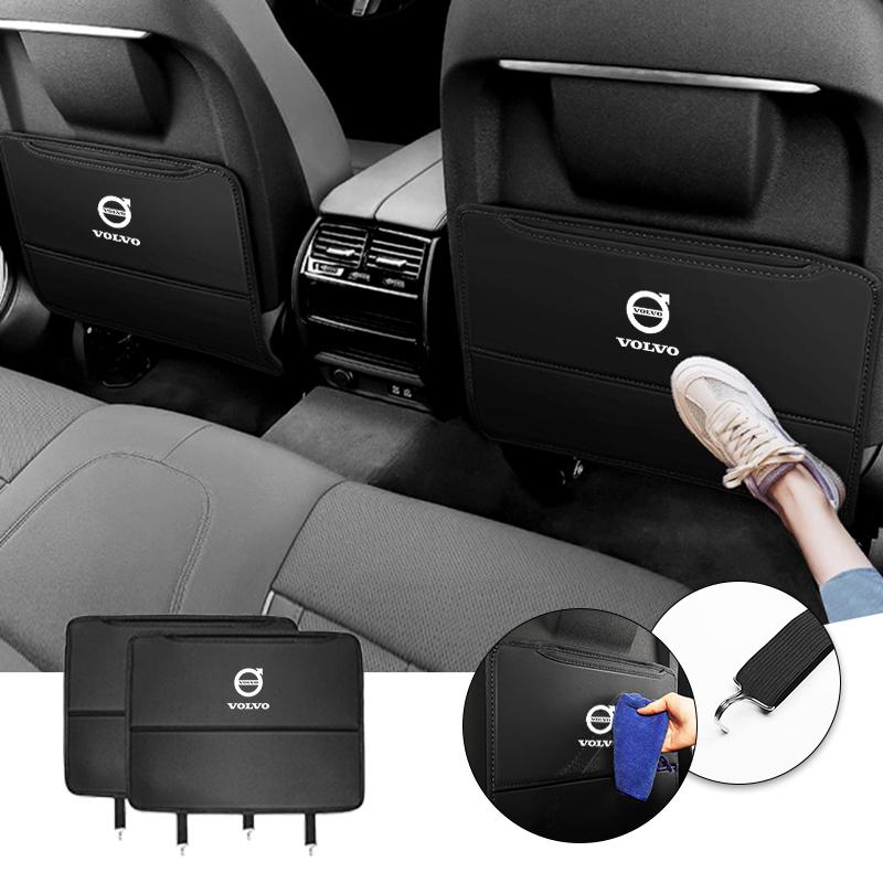Crbuk5 pentru Volvo V60 V40 XC90 S60 XC60 V50 V70 S90 XC40 S80 V90 EX30 Piele PU Protector Anti-Lovire Spătar Scaun Mașină Previne Murdărirea Pad