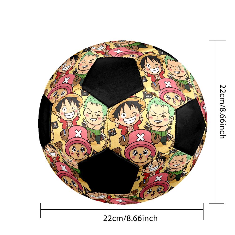 1pc One Piece Football Soccer Ball Size 5 Indoor Soccer Ball Fashion Colorful  Backyard Game -Great For Sports Fans Gift HE71