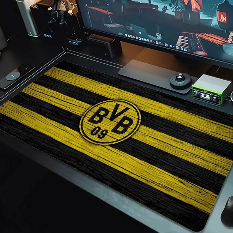 Borussia Large Size Mouse Pad Large Gaming Table Cushion Non-slip Laptop Tablet Big Mousepad XXL Mat Mini PC Playmat With Lock Edge