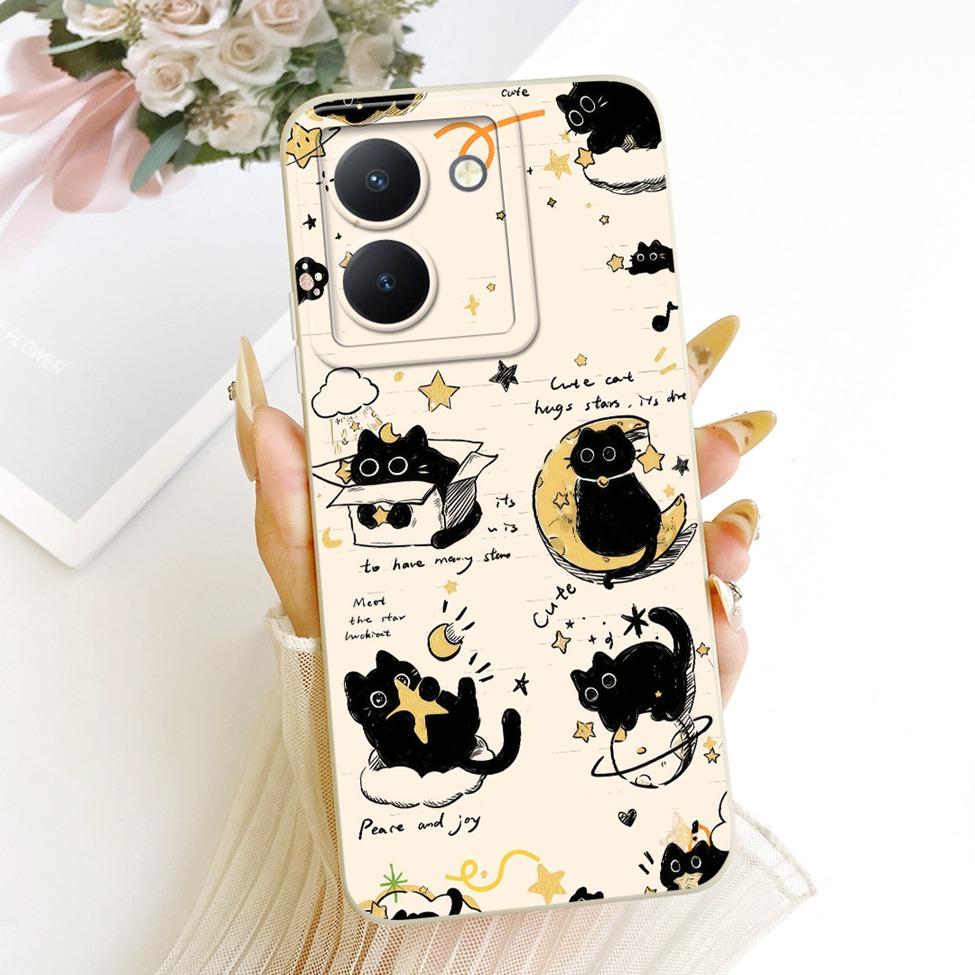 Case For Vivo Y36 4G Cover V2247 Luxury Fashion Cool Kawaii Cute Painted Silicone Phone Casing For Y36 Vivo Y 36 4G