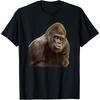 GORILLA APE T SHIRT Wildlife Zoo Animals Prints Preservation T Shirt