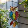 New Acrylic Color Owl Pendant Home Bedroom Window Decoration Pendant Acrylic Crafts