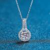 5ct Moissanite Ketting Voor Vrouwen 14k Vergulde 925 Sterling Zilveren Ketting Lab Diamanten Kettingen Met Gra Gecertificeerd