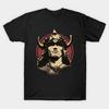 Asian Size Men Black Print T-shirt Vintage Conan Barbarian 90S No-Cut Heat Transfer Print Cotton Tshirt