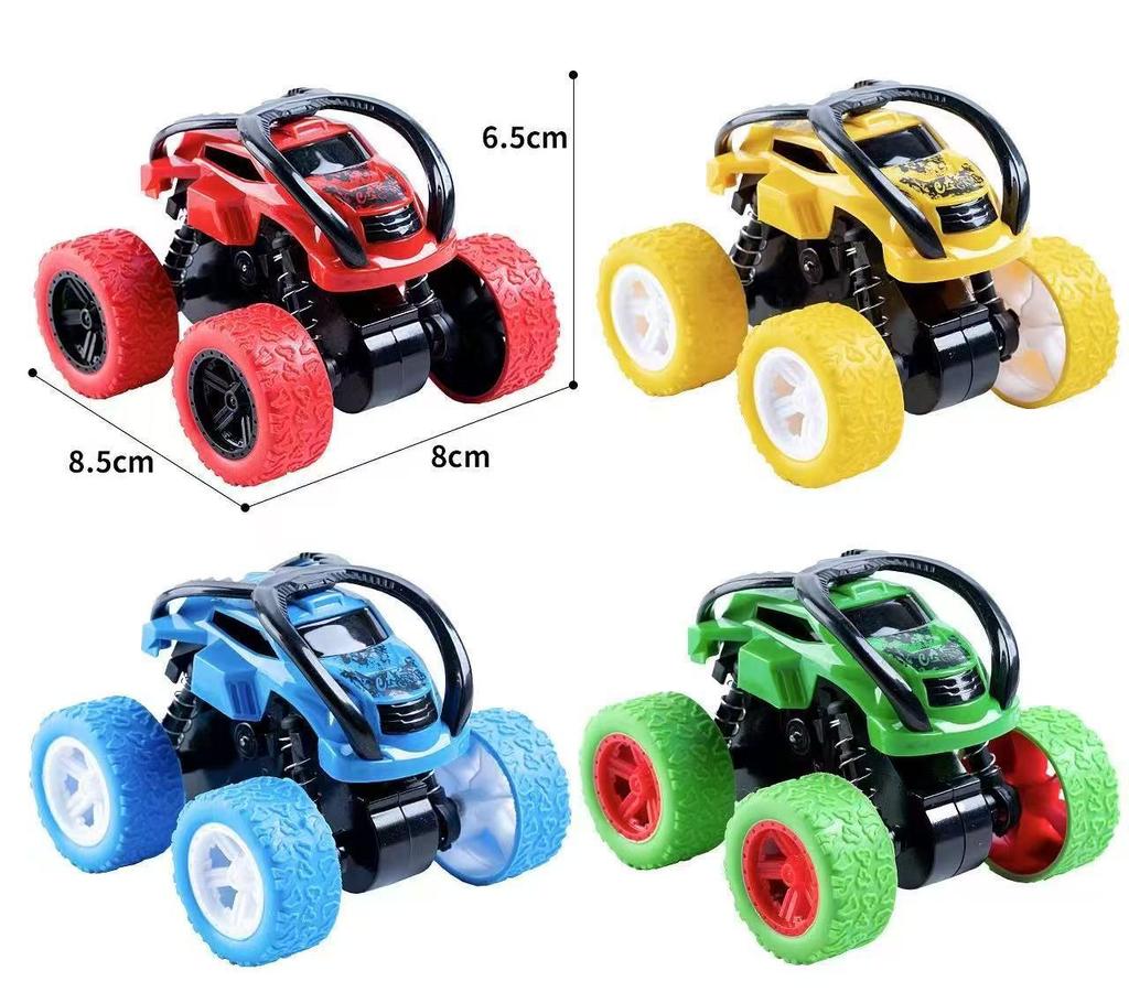 Cross-Border Children's Inertial 4WD Off-Road Stunt Car Toy