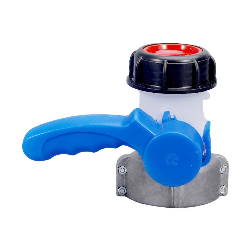 DN40/DN50 IBC Tank Tap Pipe Connector 75mm Liters 62mm To 1000L Container Male Export Butterfly Valve Switch Flow Control Valve