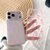 Pink Bowknot Phone Case for iPhone 17 16 15 14 13 12 11 Pro Max Plus Air Mini 16E ProMax Transparent Case