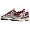 Jordan Air Jordan 1 Basse Vintage Chaussures de Basketball Femme Argent Rouge HQ2186-600