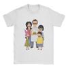 Bob Burgers Vīriešu T-krekli Brīvā laika T-krekls Ar īsām piedurknēm Apaļu kakla izgriezumu T-krekls Kokvilnas Lielizmēra Apģērbs