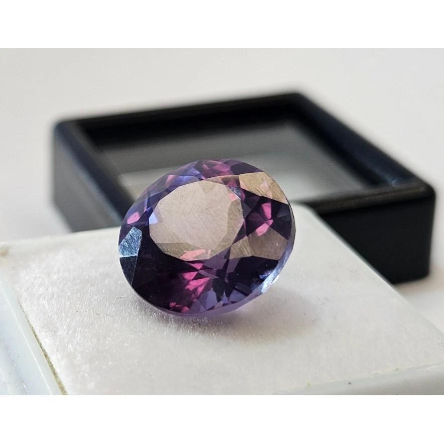 Round Cut Natural Alexandrite Color Changing 9-10 Ct Beautiful Loose Gemstone