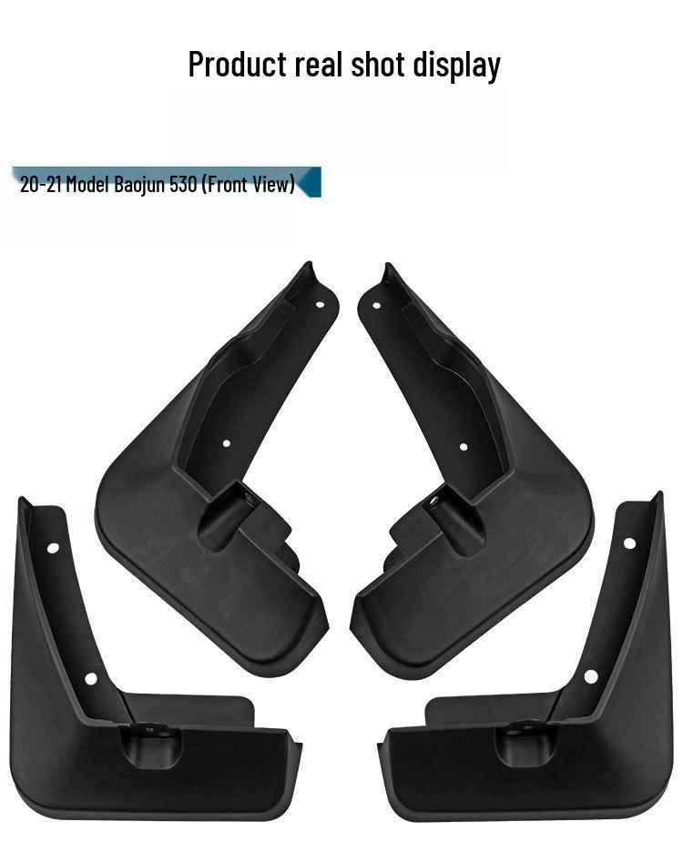 Baojun 530 2020-2021 Mud Flaps: Cross-Border Soft Car Tire Guards