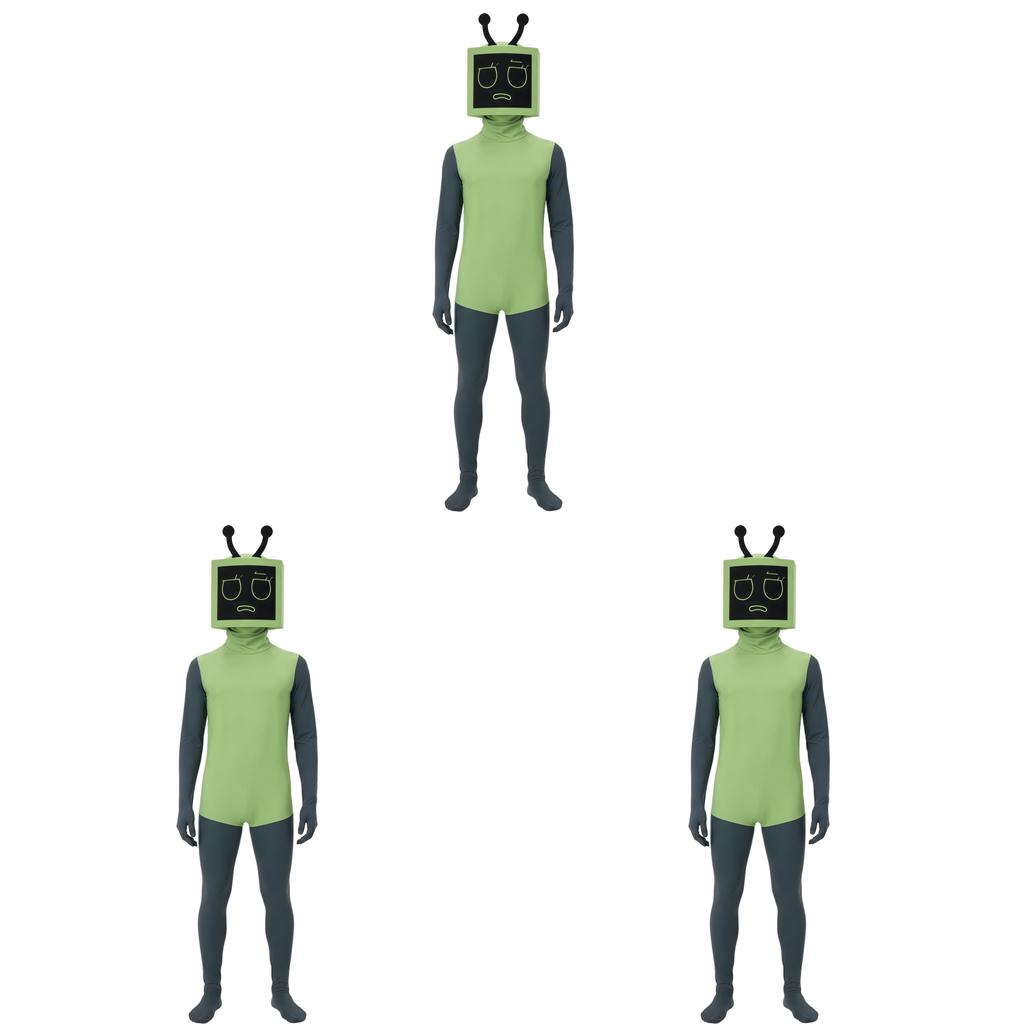 Dandys World Halloween Cosplay Onesie With Polyester Fabric For Anime Role Play