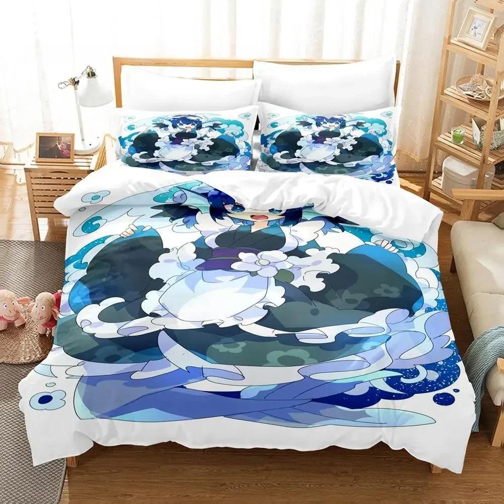 3D Εκτύπωση Anime Wakasagihime (Touhou) Σετ Κλινοσκεπασμάτων Μονό Δίκλινο Πλήρες Queen King Size Σετ Κρεβατιού Aldult Παιδικό Υπνοδωμάτιο Σετ Παπλωματοθήκης