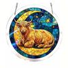 83 Pcs Acrylic Suncatcher Jigsaw Puzzles Stained Glass Style Window Hanging Decor DIY Sun Catcher Kit for Home Garden Decor