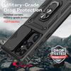 Funda For Samsung Galaxy S23 Ultra Case Slide Camera Lens Protect Coque For Galaxy S23 Plus S 23 FE Armor Ring Holder Back Cover