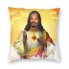 1 Stuk Jezus Stijl Geprint Kussensloop Polyester Vierkante Kussenhoes Huisdecoratie Cadeau