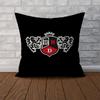 Band RBD Herfst Kussenhoes Voor Auto Bank Decoratief Huis Dubbelzijdig Print Pluche Vierkant Plaid Kussenhoes