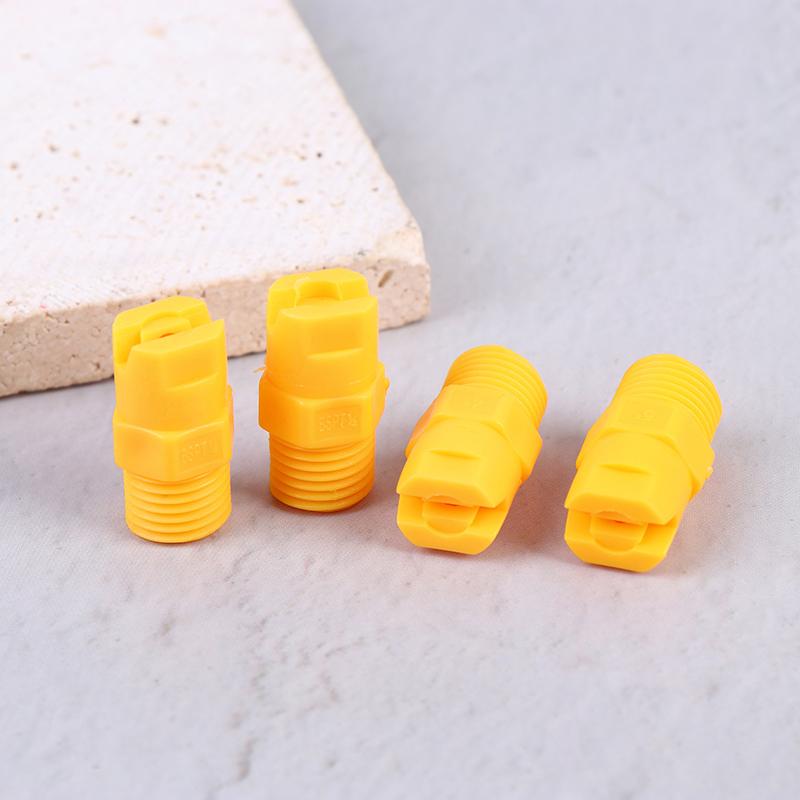 1 Stück Kunststoff V-Strahl Flachstrahl Kegel Sprühdüse 1/8" 1/4" 1/2" Industrielle Fabrikreinigung Staubentfernungsdüse