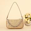 New Shoulder Bags Small Square Bag Women's Bags Advanced Grass Woven Axillary Bag Fashion Trend Leisure Versatile Crossbody Bags