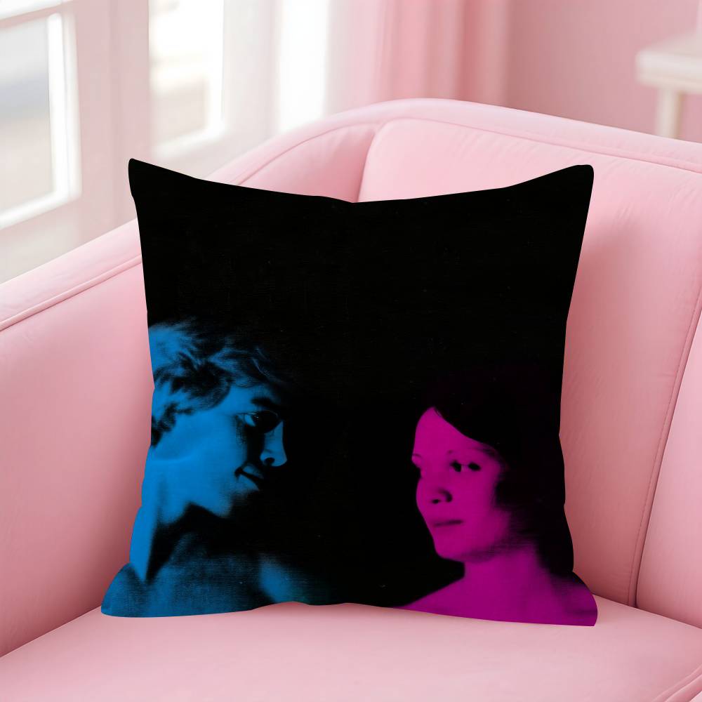 Hot Tv Girl Album Pillow Covers Cartoon Sofa Decorative Home Double-Sided Printing Short Plush Cute Cushion Cover