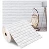 Home Decoration 3D Brick Wall Sticker Self-adhesive Wallpaper DIY Wall Decor for Kitchen Kids Room Bedroom Decor