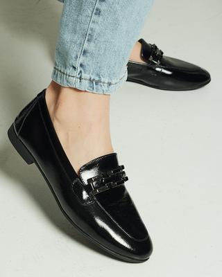 Patent Loafers 1167 36 Black Leather