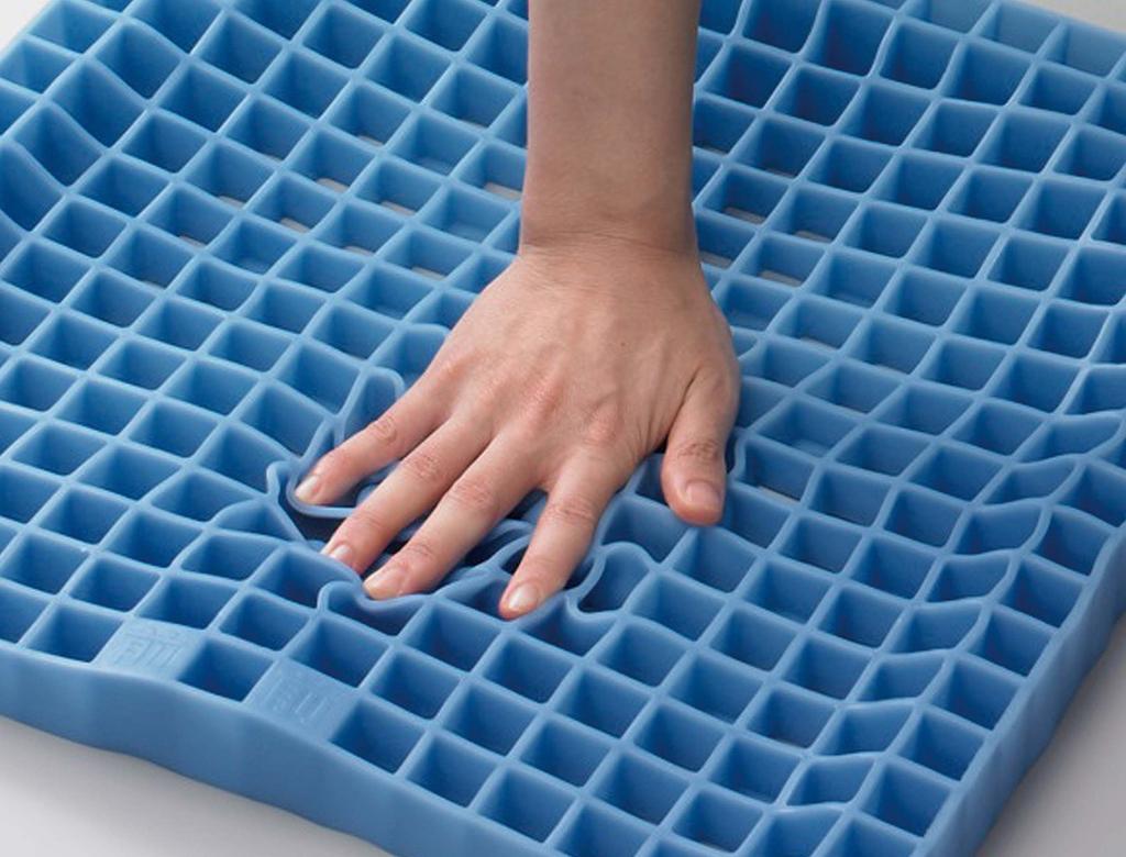 Nippon Gel Pita Seat Cushion 35 Wheelchair Cushion Blue