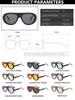 Vintage Retro Round Sunglasses for Women Men Classic Vintage Oversized Pilot Frame Tea Color Lens UV400 Luxurious Brand Trend Unisex Design Sunglasses