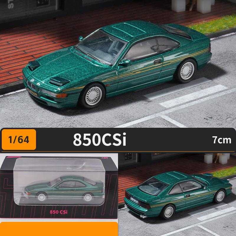 1/64 BMW 850 CSi Legierung Auto Druckguss & Spielzeug Fahrzeuge Auto Modell Miniatur Maßstab Modell Auto für Kinder
