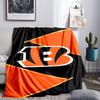 Bengals Team Logo Artwork Decke Leichte Flanel Bettdecke Perfekt für Reisen, Camping, Wohnzimmer, Büros, Sofas, Fan Weihnachtsgeschenk