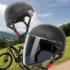 3C Certified Half Helmet for Men & Women Lightweight Adult Cartoon Design, Ideal for Electric Bicycle & Motorcycle Rides