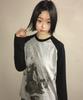 LUVISTRUE Shugo Chara! Raglan Long Sleeve(Black)