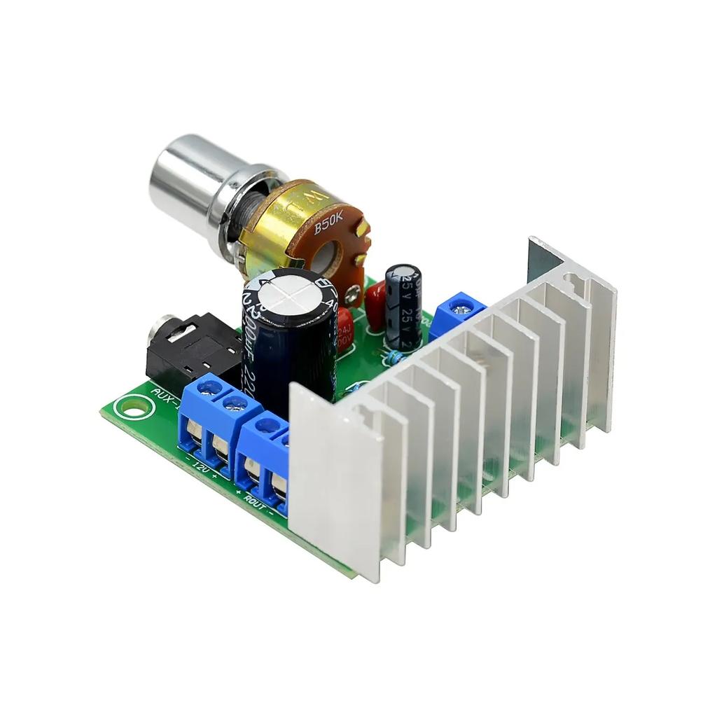 AC/DC 12V TDA7297 2x15W Digital Audio Amplifier DIY Kit Dual-Channel Module